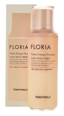 TONYMOLY Увлажняющая эмульсия для лица с аргановым маслом FLORIA Nutra Energy Emulsion