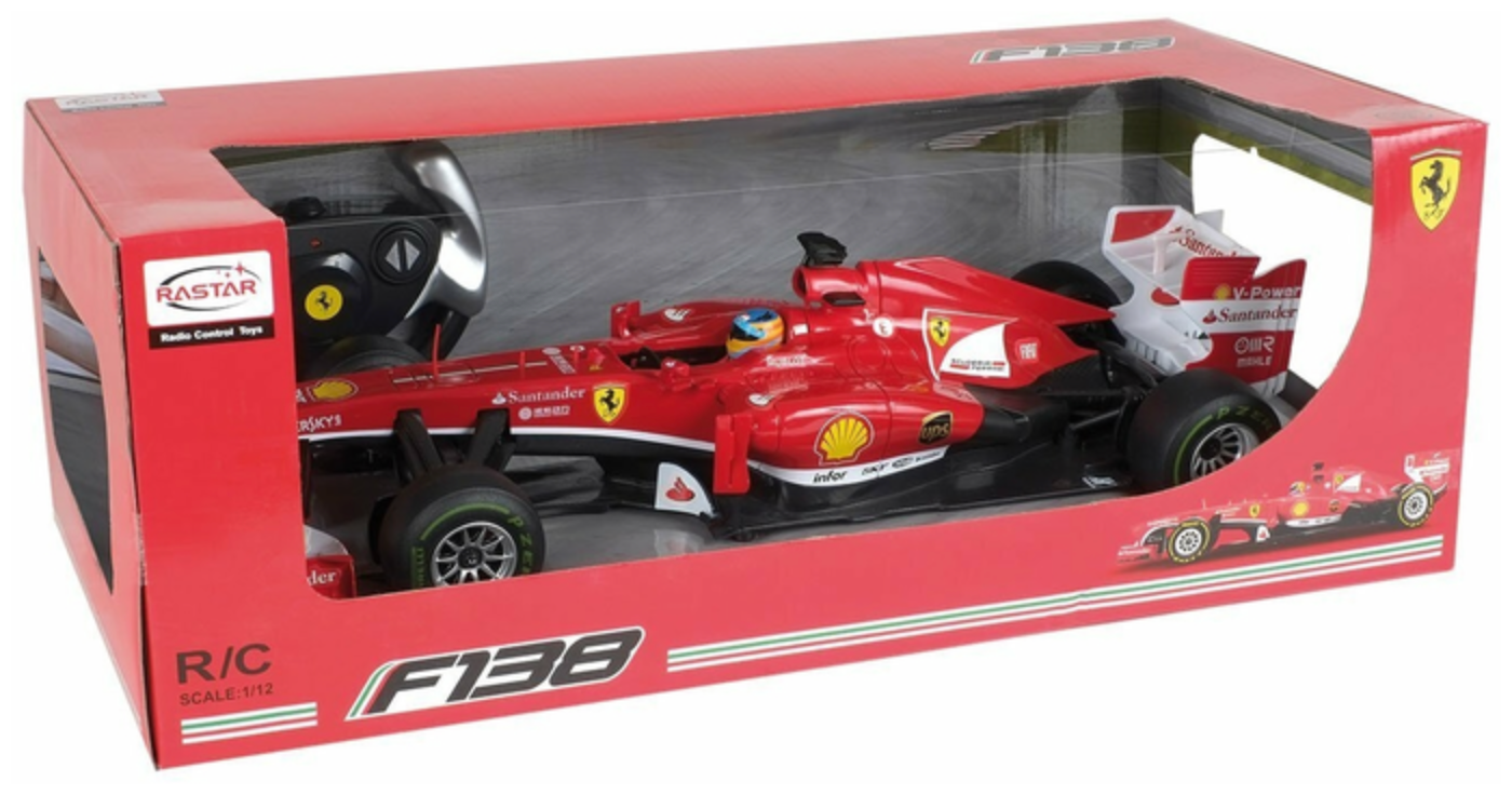 Гоночная машина Rastar Ferrari F1 57400 1:12 42