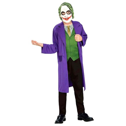 фото Костюм джокер с маской (бэтмен) детский rubie's l (8-10 лет) (маска, жакет, жилет, галстук)