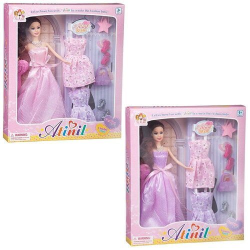 Купить Кукла Junfa Atinil Гардероб модницы На выпускной бал (в длинном платье) в наборе с 2 дополнительными, Junfa toys