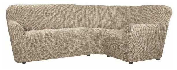 Чехол для мебели: Чехол на классический угловой диван "Виста" Милано бежевый