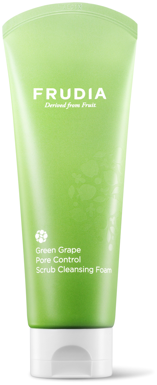 FRUDIA Скраб-пенка себорегулирующий для умывания с зеленым виноградом Green Grape Pore Control Scrub Cleansing Foam 140 г.