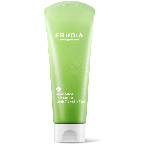 FRUDIA Скраб-пенка себорегулирующий для умывания с зеленым виноградом Green Grape Pore Control Scrub Cleansing Foam 140 г.