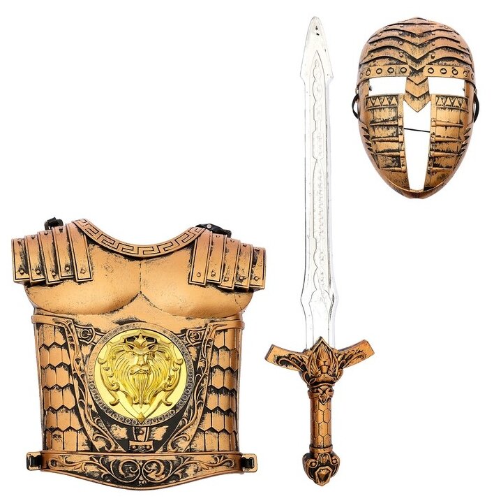 Набор рыцаря «Храбрый воин», 3 предмета
