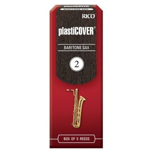 Rico RRP05BSX200 трости для баритон-саксофона, Plasticover (2), 5 шт. В пачке