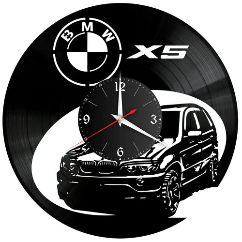 фото Redlaser часы настенные "bmw x5" из винила, №2