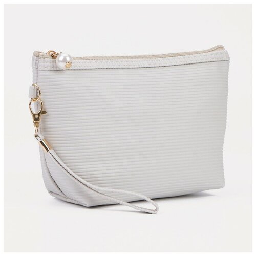 фото Косметичка на молнии, цвет серый no name