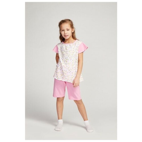 Пижама для девочки, цвет микс, рост 122-128 см