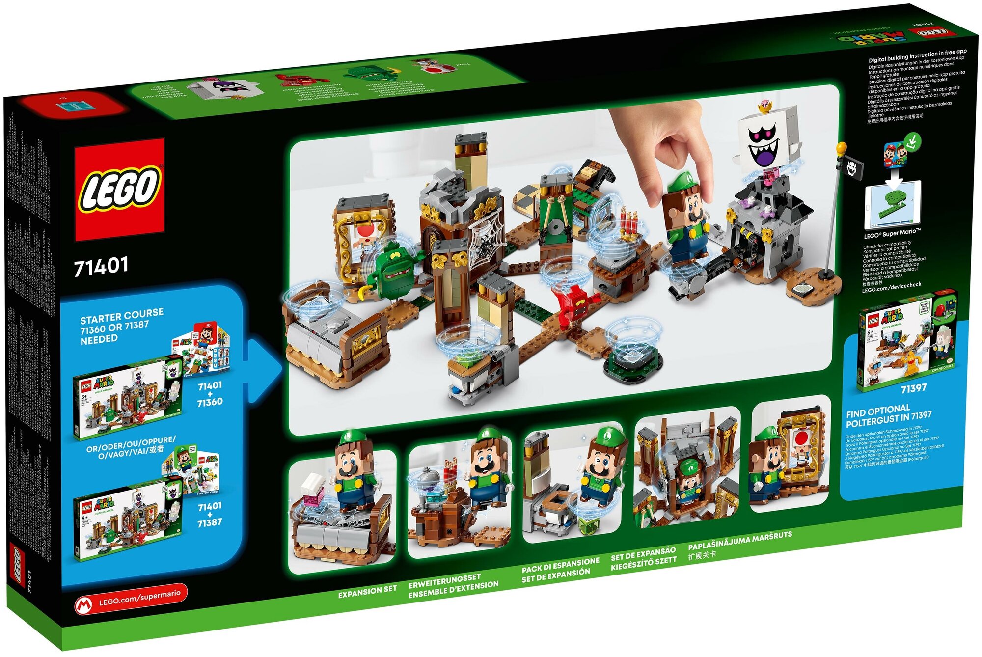 Конструктор Lego Super Mario Дополнительный набор Luigi’s Mansion: призрачные прятки, - фото №16