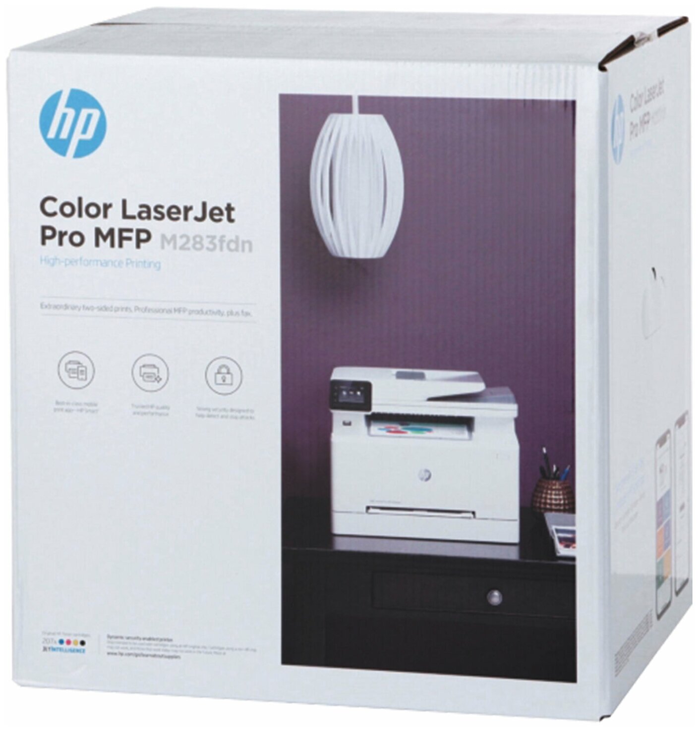 МФУ лазерное HP Color LaserJet Pro M283fdn цветн A4