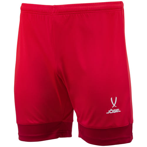 фото Шорты игровые jögel division performdry union shorts, красный/ темно-красный/белый - ym jogel