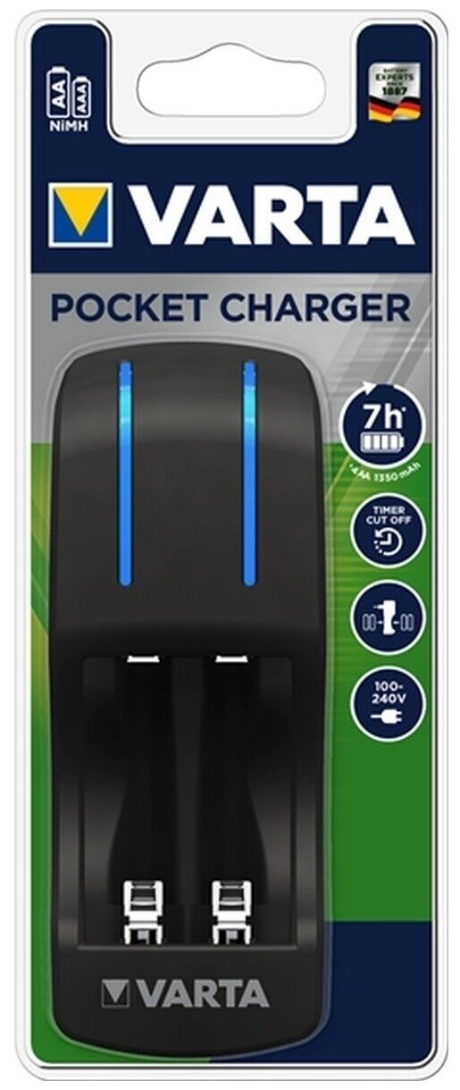 зарядное устройство AA/AAA VARTA Pocket Charger 2015 - фото №12