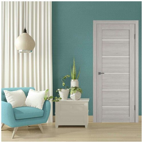 Межкомнатная дверь Атум Про X27 Stone oak White cloud 900х2000 мм (комплект)