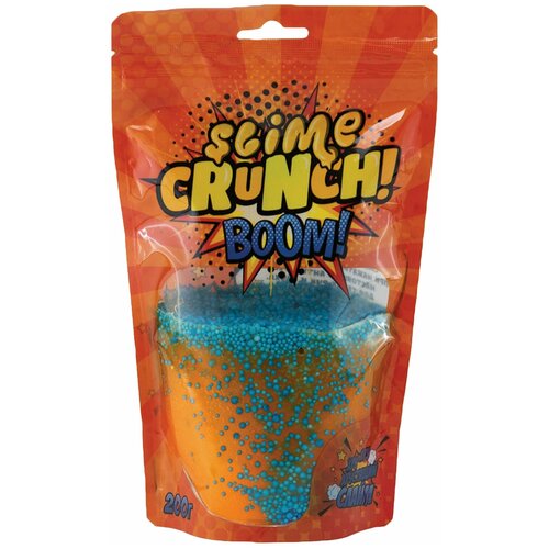 Слайм (лизун) «Crunch Slime. Boom», с ароматом апельсина, 200 г, волшебный МИР, S130-26