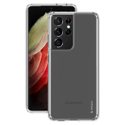 фото Чехол gel pro для samsung galaxy s21 ultra, прозрачный, deppa 870034