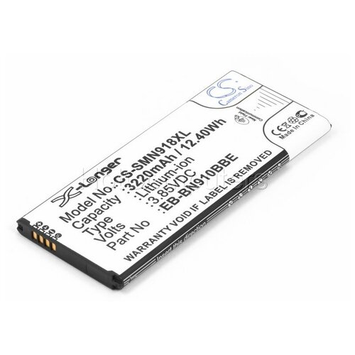 аккумулятор ibatt ib u1 m786 3220mah для samsung sm n910g galaxy note 4 sm n910c sm n910l sm n910s sm n910v sm n910a sm n910k Аккумулятор для Samsung EB-BN910BBE, EB-BN910BBK с NFC модулем