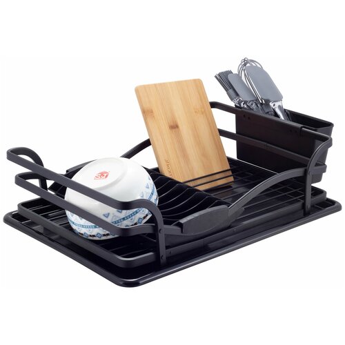 Сушилка для посуды 46532135 см из алюминия с поддоном 927237 8270₽