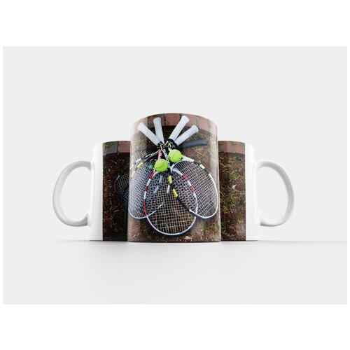 фото Кружка "большой теннис, ракетка, виды спорта" 320 мл lotsprints