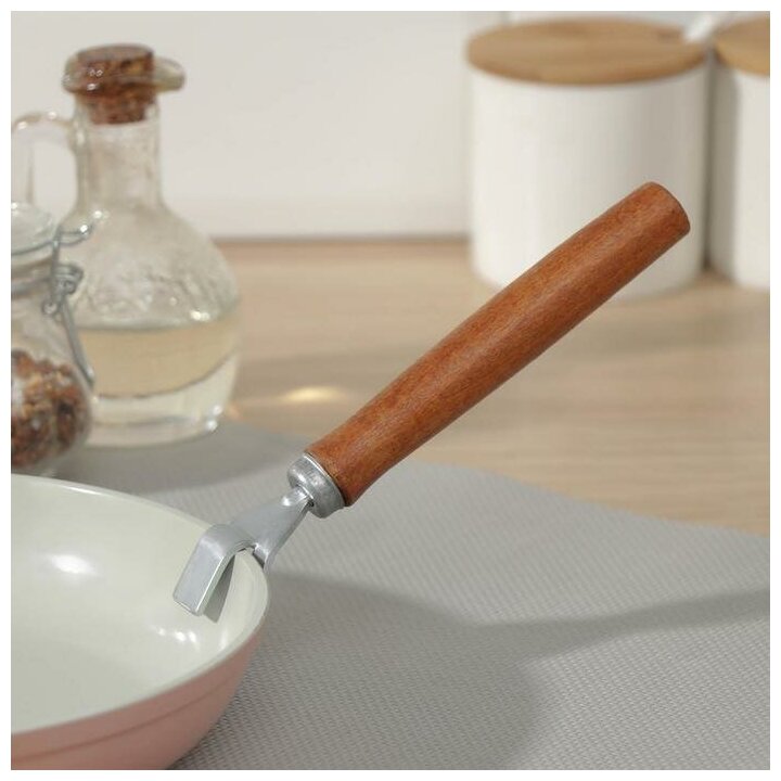 Сковородкодержатель, с деревянной ручкой из бука, 23 см
