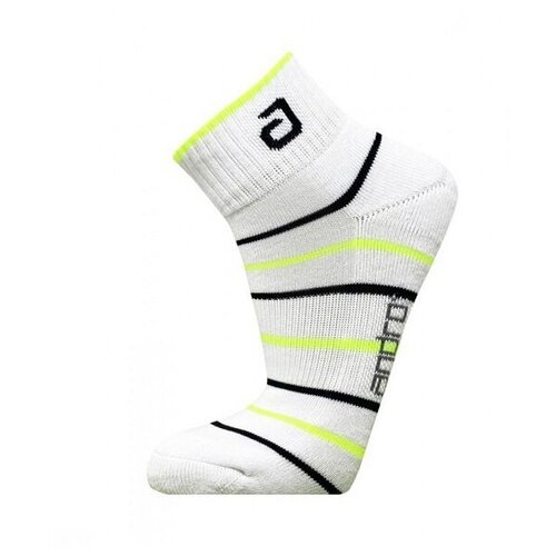 фото Носки спортивные andro socks pace white/yellow, 43/47