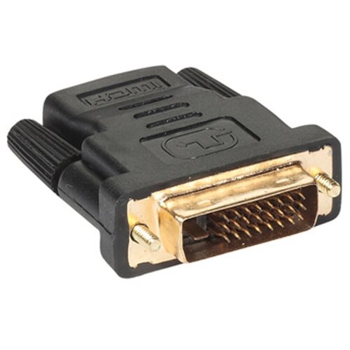 переходник hdmi dvi d конвертер dvi hdmi кабель адаптер hdmi dvi d hdmi 19f to dvi d 25m черный Аксессуар Vcom HDMI 19F to DVI-D 25M VAD7818