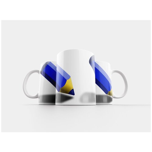 фото Кружка "окраска цветной карандаш, цветной карандаш, карандаш" 320 мл lotsprints