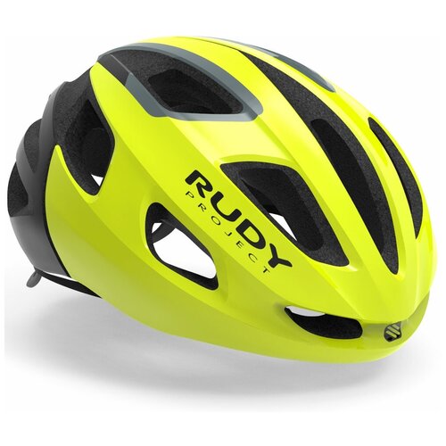 фото Шлем rudy project strym yellow fluo shiny, велошлем, размер l