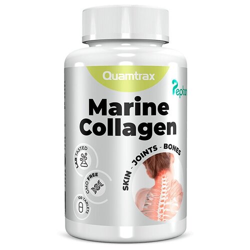 Quamtrax Nutrition Коллаген Quamtrax Nutrition Marine Collagen Peptan, 120 таб коллаген kfd nutrition collagen plus тропический 400 гр