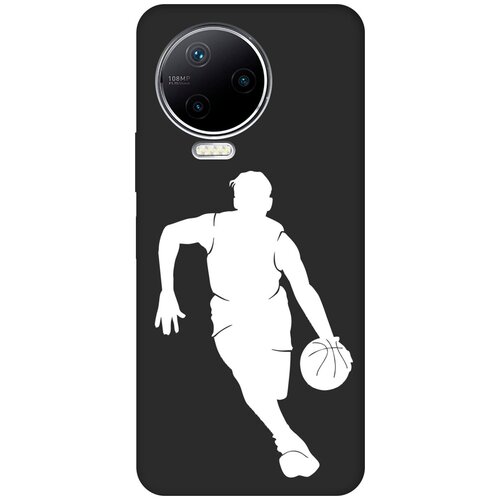 Матовый чехол Basketball W для Infinix Note 12 Pro / Инфиникс Нот 12 Про с 3D эффектом черный матовый чехол introvert w для infinix note 12 pro инфиникс нот 12 про с 3d эффектом синий