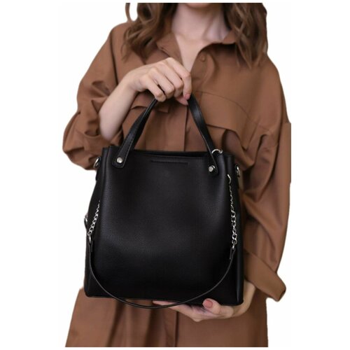 фото Сумка женская stylesum r 8011 черный (black) / сумка женская через плечо / шоппер / женские сумки