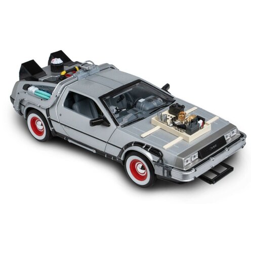 делориан модель масштаб 1 24 назад в будущее back to the future die cast time machine Коллекционная модель машины времени 1:24 Делориан BACK TO THE FUTURE III (Назад в будущее. Часть 3)