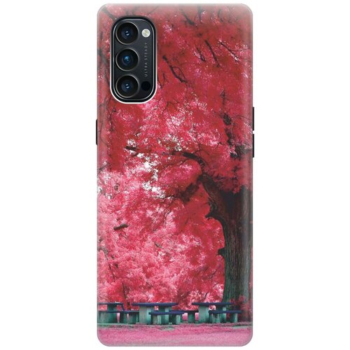 фото Re:pa чехол - накладка artcolor для oppo reno4 с принтом "чудесное дерево"