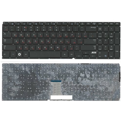 Клавиатура для ноутбука Samsung NP700Z5A, NP700Z5B, NP700Z5C черная, с подсветкой for samsung np700z5a np700z5b np700z5c palmrest cover eu keyboard with touchpad