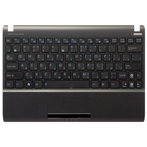 фото Клавиатура для ноутбука asus eee pc 1025c черная топ-панель