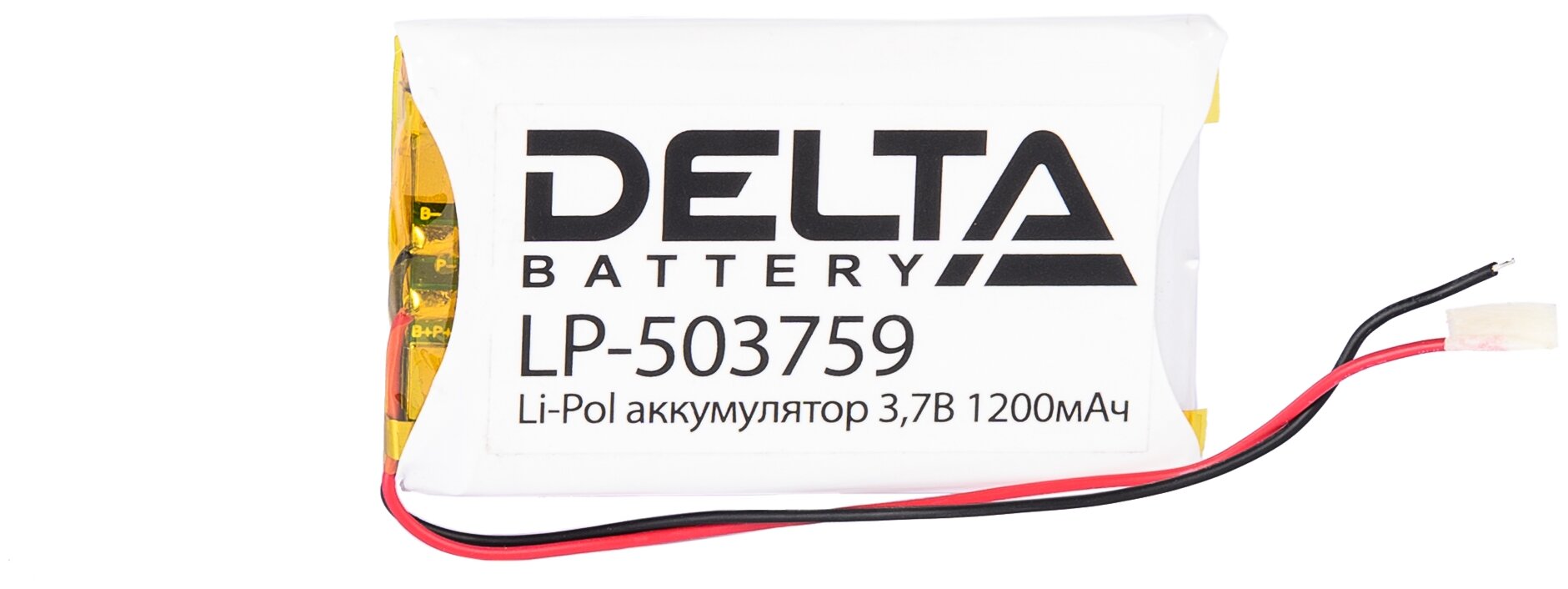 Аккумулятор Li-Pol 1200 мА·ч 3.7 В DELTA Battery LP-503759