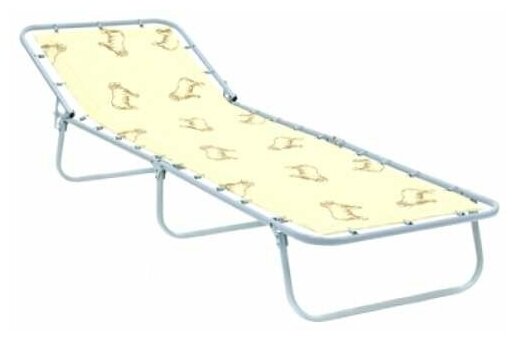 Раскладушка Эконом раскладная кровать с подголовником диаметр трубы 20 мм нагрузка до 90 кг размер 1920х650х240 мм вес 5 2 кг