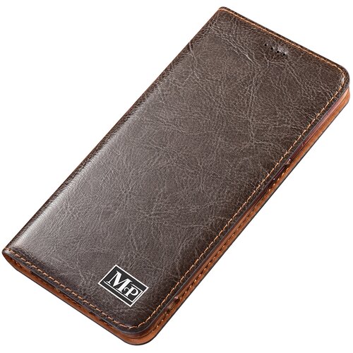 фото Чехол-книжка mypads premium для honor v30 pro / honor view 30 pro (oxf-an10) из качественной натуральной мраморной кожи буйвола прошитый элегантной прострочкой серый с магнитной крышкой