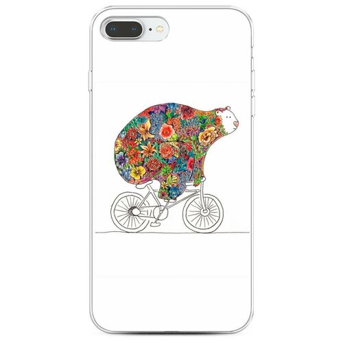 фото Силиконовый чехол "хобби велосипед 8" на apple iphone 7 plus/8 plus / айфон 7 plus/8 plus case place