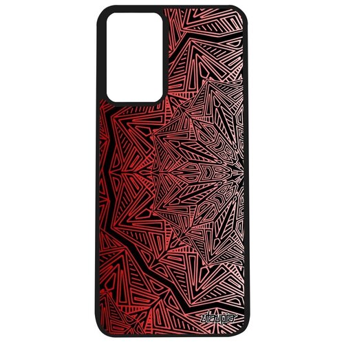 фото Защитный чехол на смартфон // galaxy a52 // "мандала" индийский дизайн, utaupia, красный