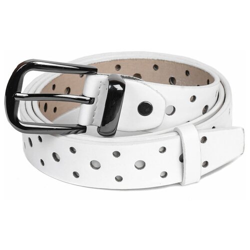 фото Ремень бг, размер 119, белый