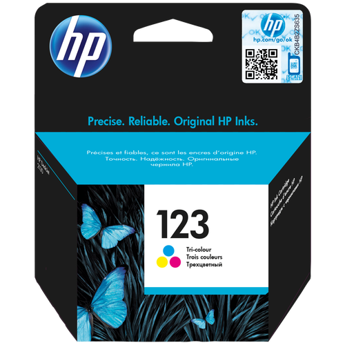 Картридж HP F6V16AE, 100 стр, многоцветный