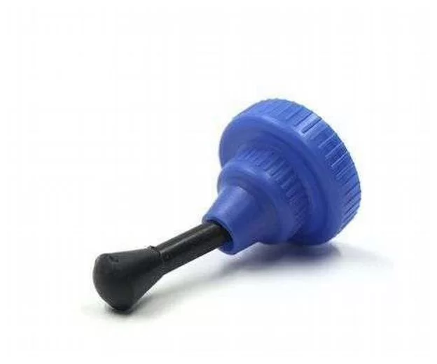 Рукомойник насадка для ПЭТ бутылок 0,5 - 5 л пластик синий - фотография № 1
