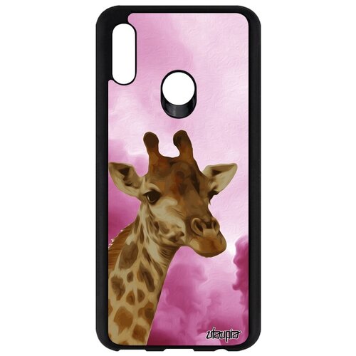 фото Противоударный чехол на смартфон // honor 10 lite // "жираф" жирафа стиль, utaupia, розовый