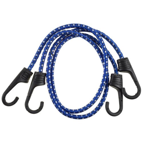 Крепежный шнур ЗУБР резиновый 60 см d8 мм пластиковые крюки со стальным сердечником 2 шт 40508-060