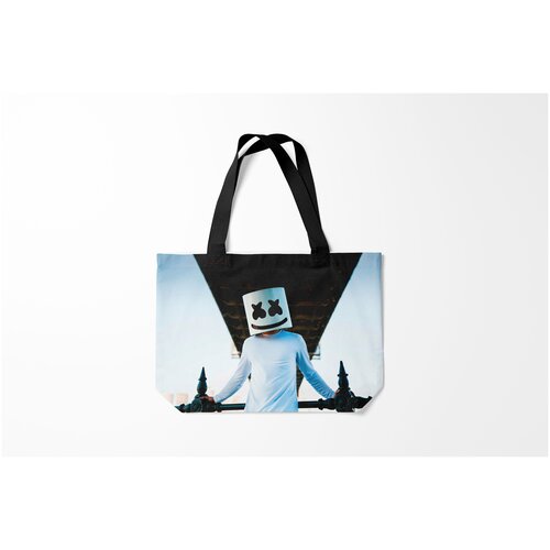 фото Сумка-шоппер / 46х35 см / разная музыка / marshmello электронная burnettie