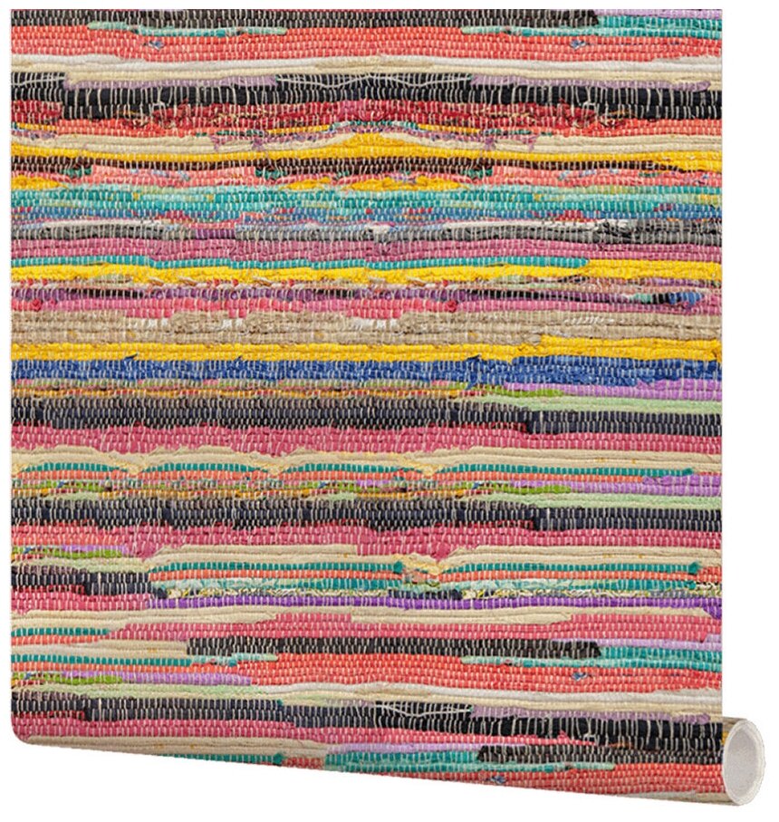 Пленка самоклеющаяся "Коврик разноцветный" для мебели и декора, 64x270 см (Арт. 64-014)