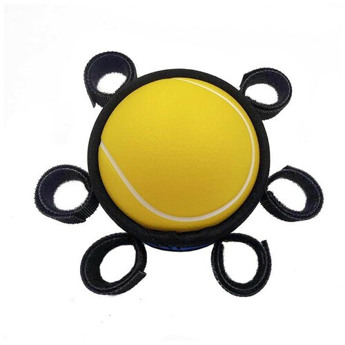 фото Эспандер мяч 7 см с креплением для пальцев (желтый) (esh-5-b) e32604 hawk