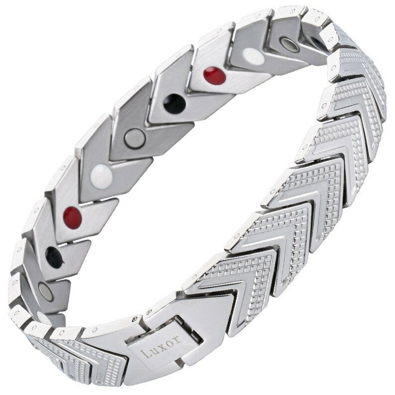 Купить Женский магнитный браслет на руку от давления Luxor Адамантин Silverза 3000р. с доставкой