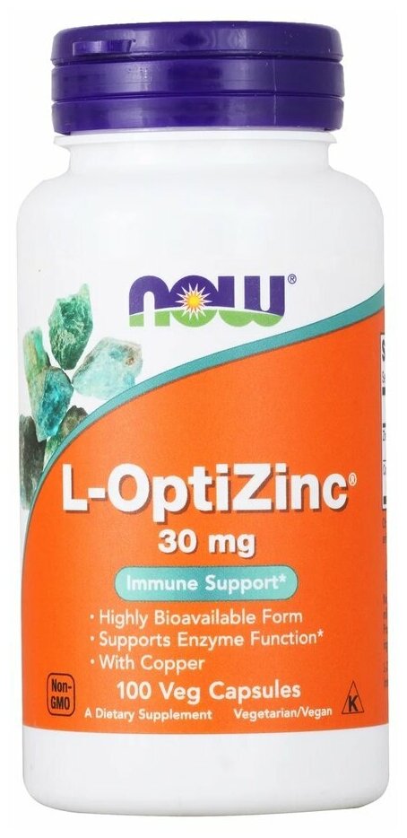 NOW  NOW L-OptiZinc 30 , 100 