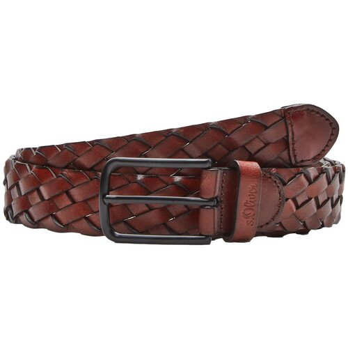 фото Ремень мужской, s.oliver, артикул: 202.11.899.30.281.2103743, цвет: коричневый (8759), размер: 90